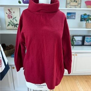 COS Women's Red Turtleneck Sweater